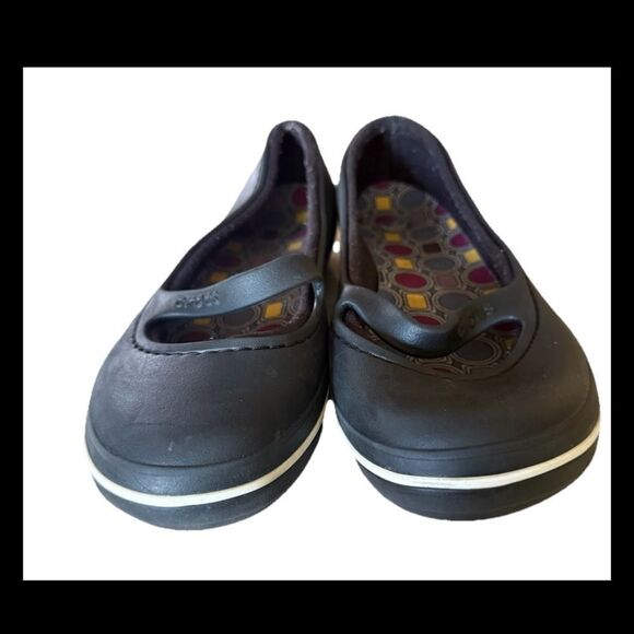 CROCS Black Women’s Sandals Size 10 - Picture 2 of 8